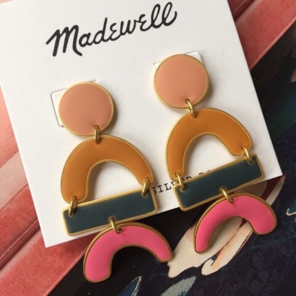 madewell | newform enamel earrings - Picture 3 of 3